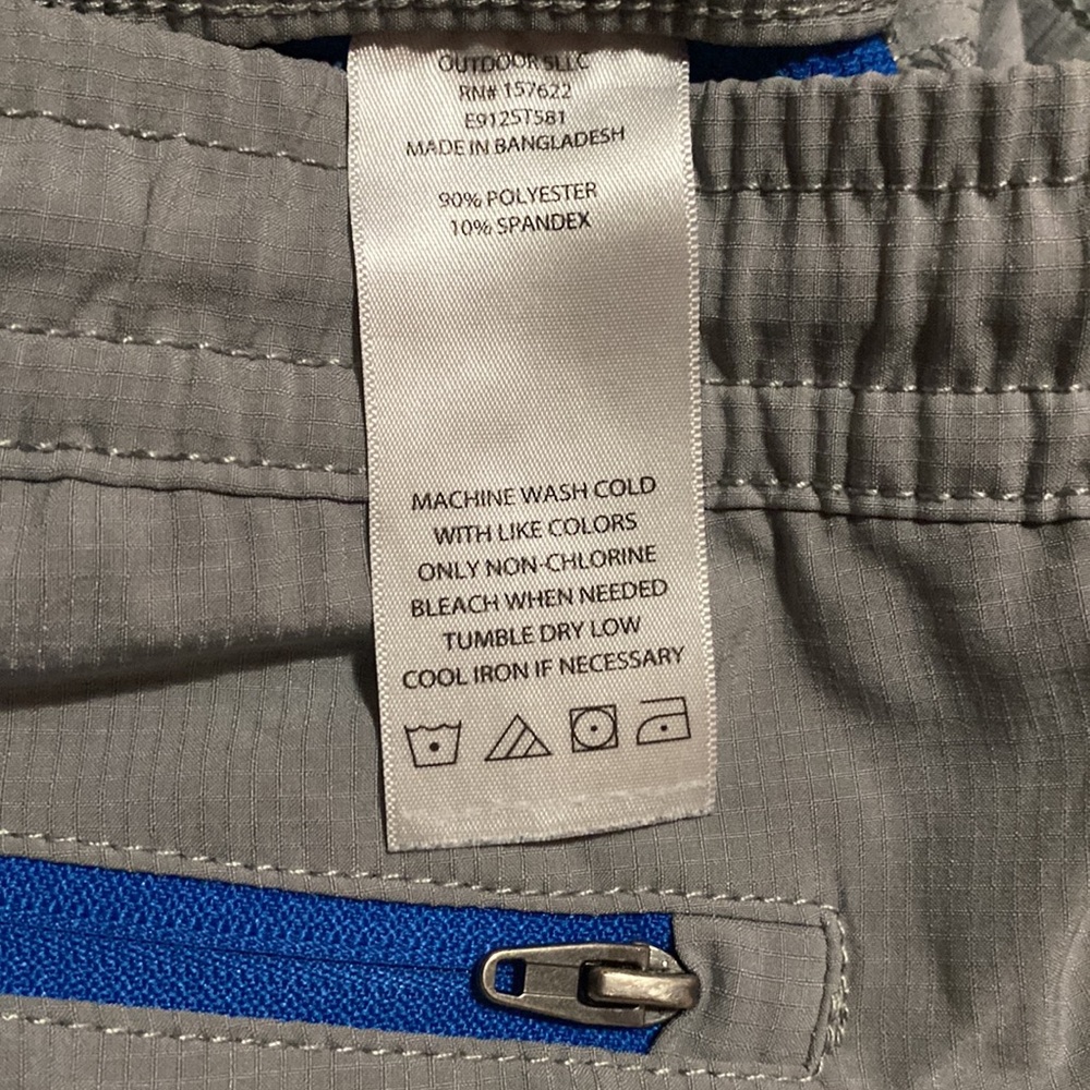 Eddie Bauer Big Boy's Youth Hybrid Quick Dry Mesh Lined Casual Active Shorts - Picture 7 of 7
